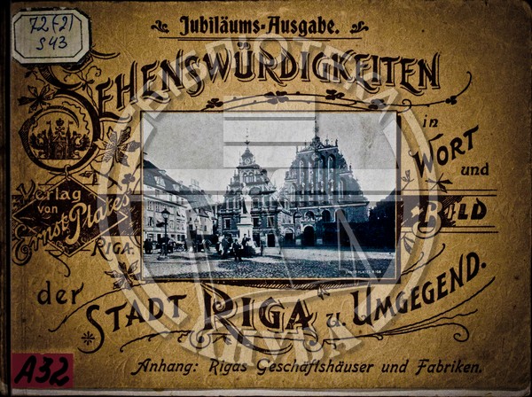 Sehenswurdigkeiten der stadt Riga und Umgegend in Wort und Bild